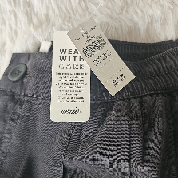 New w/tags Aerie Wide Leg Trousers Size M - Picture 4 of 4